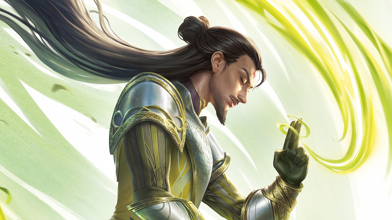 《符文战场》易大师超编卡牌插画（图ZNDA1NDUwNzk2） - 游戏原画 - 站酷设计师ShawnLee不改行原创素材 - 站酷ZCOOL