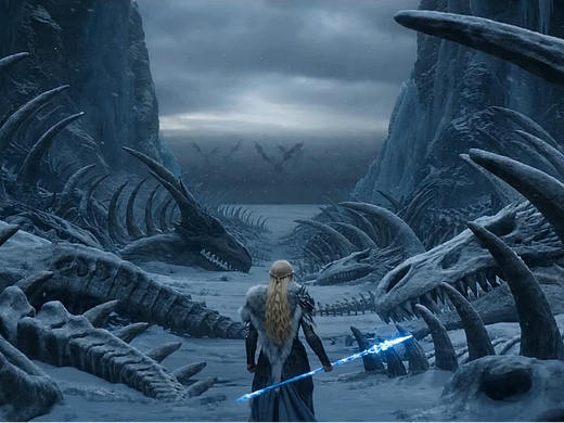 好莱坞级别的特效-枯骨化龙