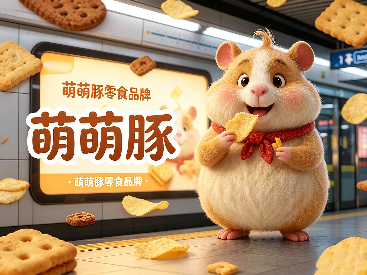 萌萌豚 | 休闲零食品牌策划设计IP设计（图ZNDA1NDU1Njg4） - IP形象 - 站酷设计师楠hn原创素材 - 站酷ZCOOL