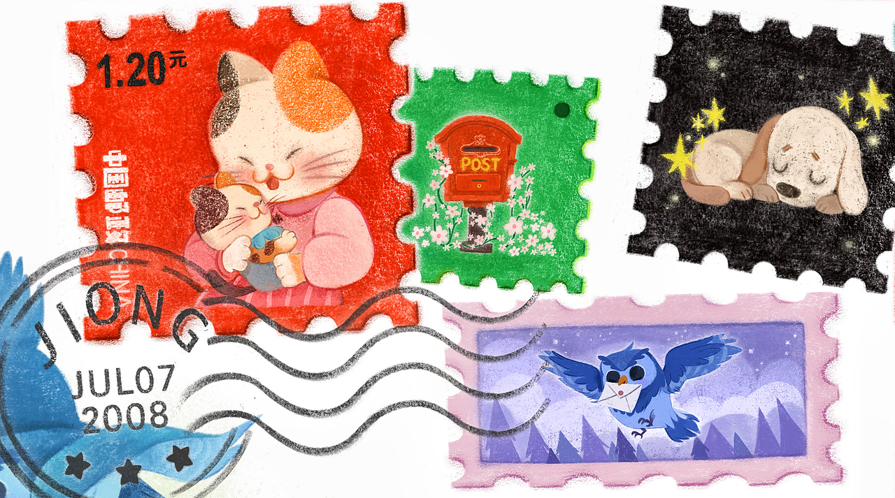 简单平凡，但五颜六色～（图ZNDA1NDU1OTgw） - 儿童插画 - 站酷设计师囧囧有神的阿柯原创素材 - 站酷ZCOOL