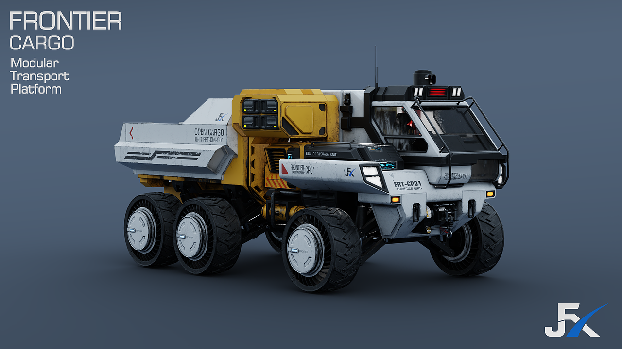 Frontier Cargo Rover｜前线货运平台（图ZNDA1NDU5MzA4） - 机械/交通 - 站酷设计师动画肝帝原创素材 - 站酷ZCOOL