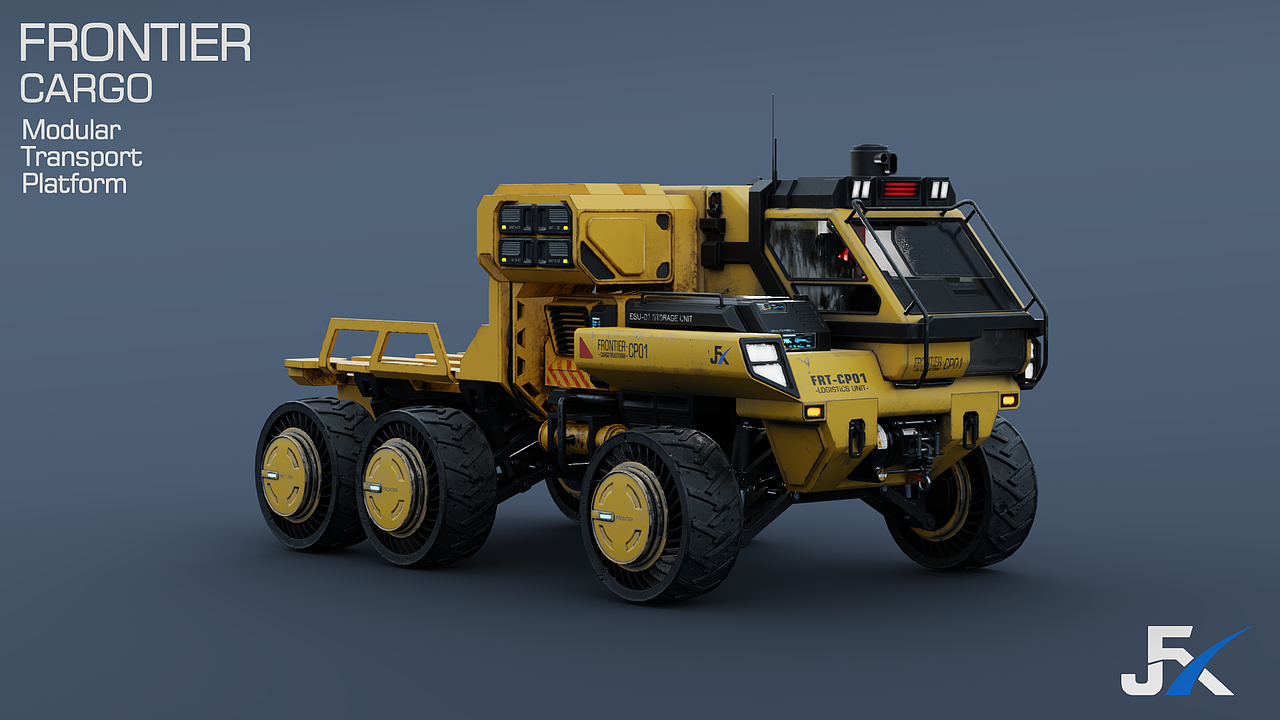 Frontier Cargo Rover｜前线货运平台（图ZNDA1NDU5MzE2） - 机械/交通 - 站酷设计师动画肝帝原创素材 - 站酷ZCOOL