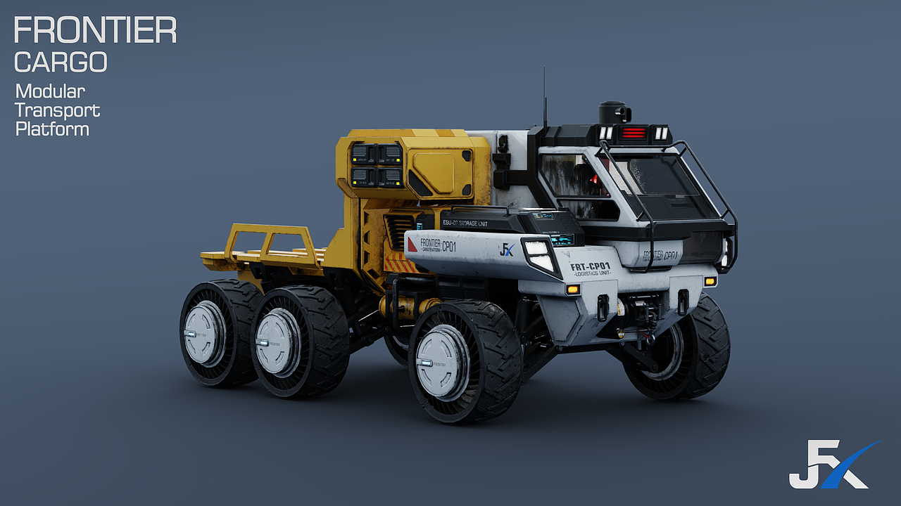 Frontier Cargo Rover｜前线货运平台（图ZNDA1NDU5MzEy） - 机械/交通 - 站酷设计师动画肝帝原创素材 - 站酷ZCOOL