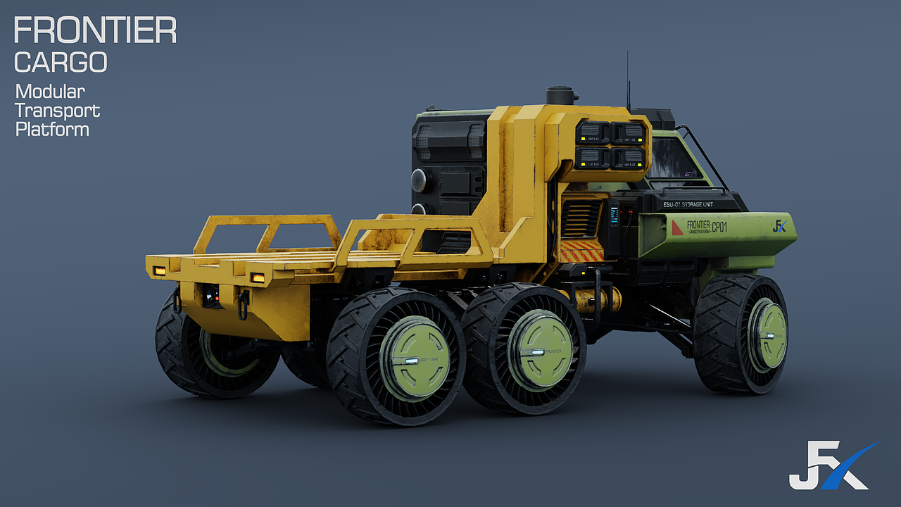 Frontier Cargo Rover｜前线货运平台（图ZNDA1NDU5MzI4） - 机械/交通 - 站酷设计师动画肝帝原创素材 - 站酷ZCOOL