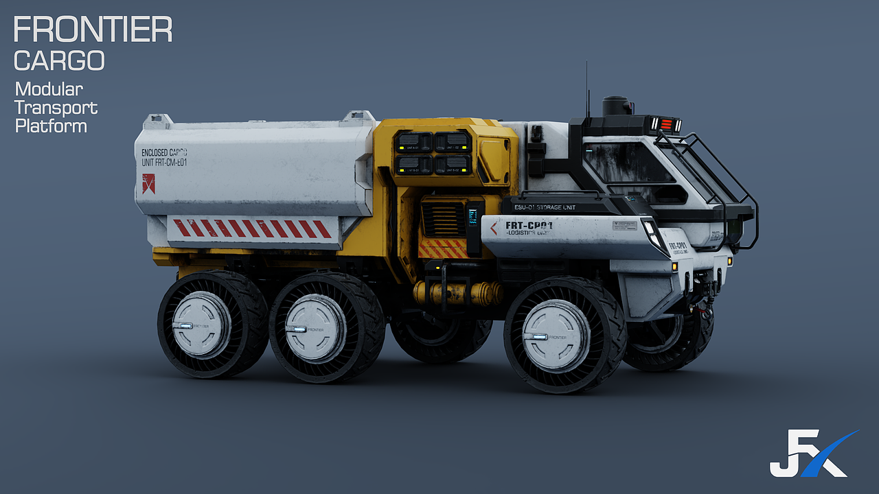 Frontier Cargo Rover｜前线货运平台（图ZNDA1NDU5MzQw） - 机械/交通 - 站酷设计师动画肝帝原创素材 - 站酷ZCOOL