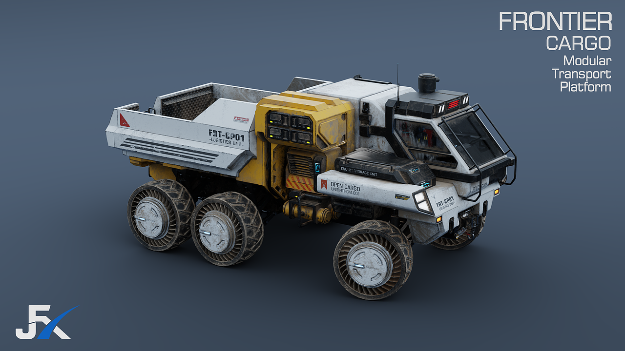 Frontier Cargo Rover｜前线货运平台（图ZNDA1NDU5Mzk2） - 机械/交通 - 站酷设计师动画肝帝原创素材 - 站酷ZCOOL