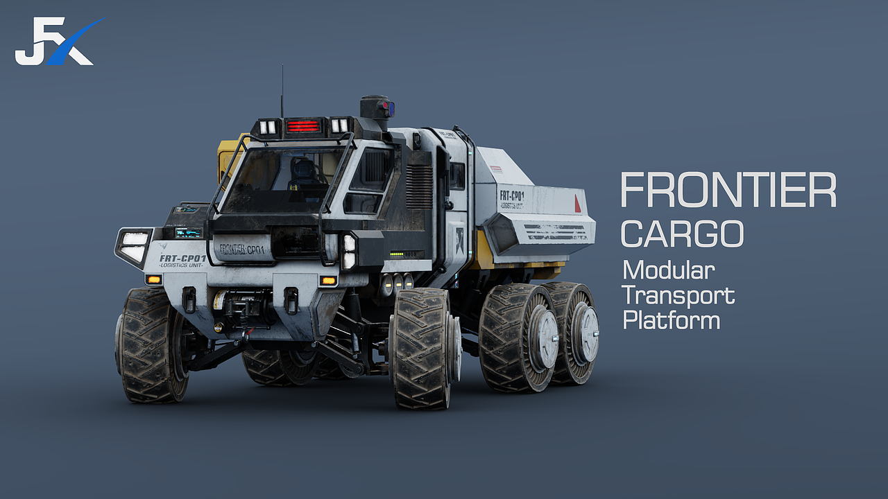 Frontier Cargo Rover｜前线货运平台（图ZNDA1NDU5Mzky） - 机械/交通 - 站酷设计师动画肝帝原创素材 - 站酷ZCOOL