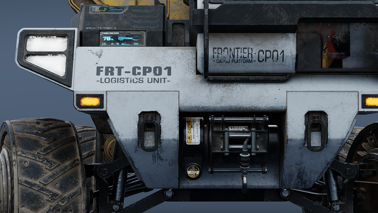 Frontier Cargo Rover｜前线货运平台（图ZNDA1NDU5NDA4） - 机械/交通 - 站酷设计师动画肝帝原创素材 - 站酷ZCOOL