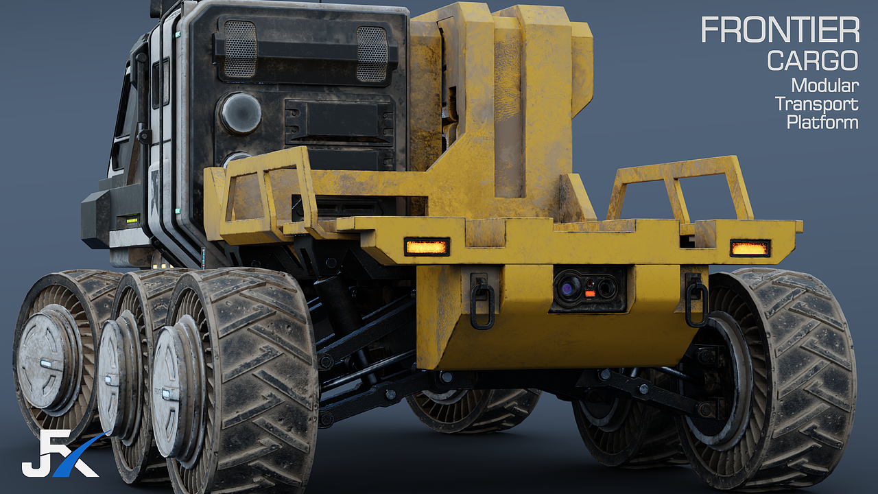 Frontier Cargo Rover｜前线货运平台（图ZNDA1NDU5NDI4） - 机械/交通 - 站酷设计师动画肝帝原创素材 - 站酷ZCOOL