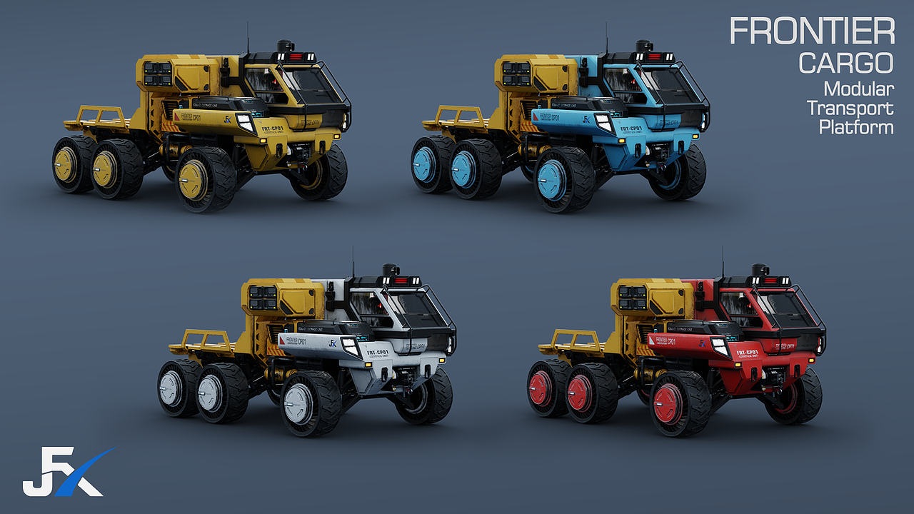 Frontier Cargo Rover｜前线货运平台（图ZNDA1NDU5NDQ0） - 机械/交通 - 站酷设计师动画肝帝原创素材 - 站酷ZCOOL