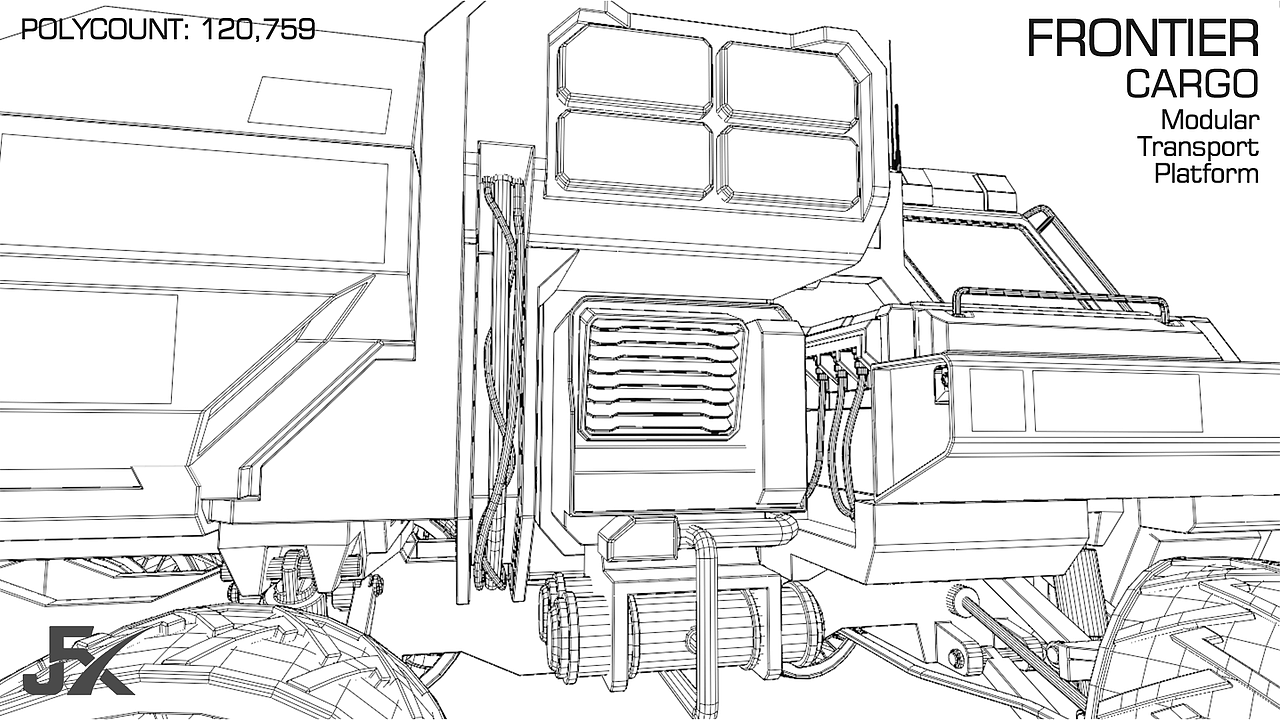 Frontier Cargo Rover｜前线货运平台（图ZNDA1NDU5NDcy） - 机械/交通 - 站酷设计师动画肝帝原创素材 - 站酷ZCOOL