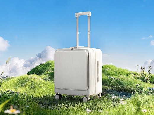 AIGC工作流助力电商视觉 | 商旅行李箱详情页海报