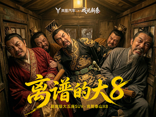 AIGC短片——《始皇御驾吐槽记》——离谱的大8