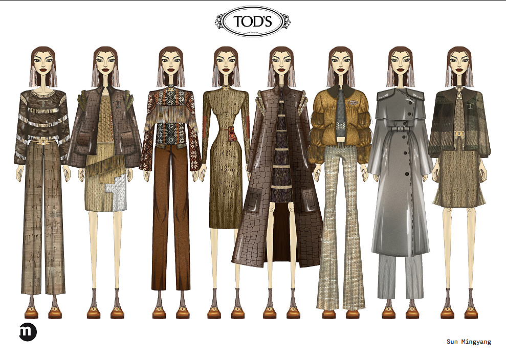Tod's品牌的合作项目+clo3d制作（图ZNDA1NDYzMzUy） - 休闲/流行服饰 - 站酷设计师zoe阳阳原创素材 - 站酷ZCOOL