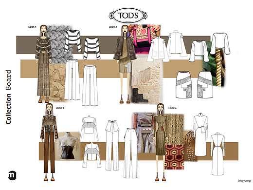 Tod's品牌的合作项目+clo3d制作