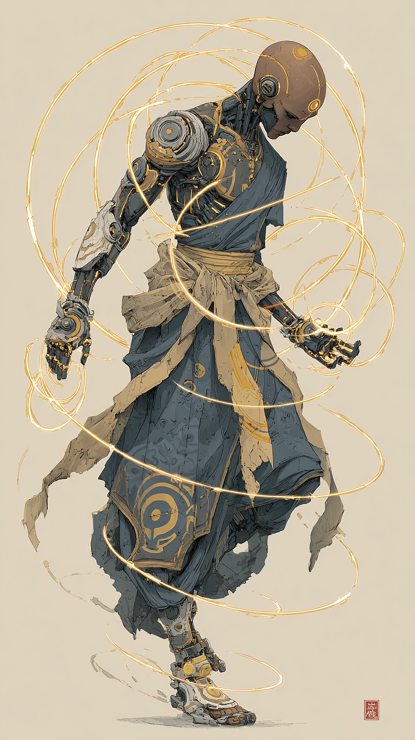 一组人物原型设计之炽环战僧（图ZNDA1NDY2Njg4） - AI作品 - 站酷设计师斗神俊俊原创素材 - 站酷ZCOOL