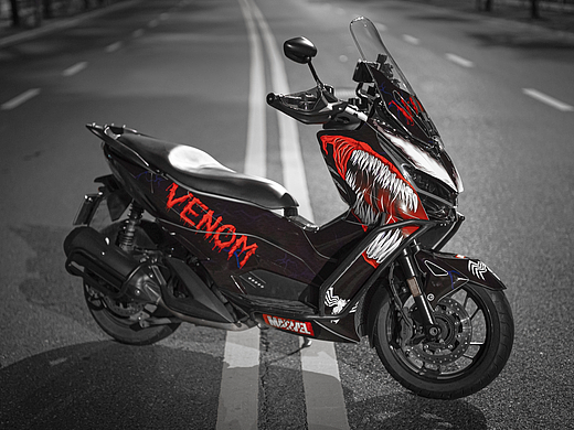 升仕350D-漫威毒液Venom英雄涂装