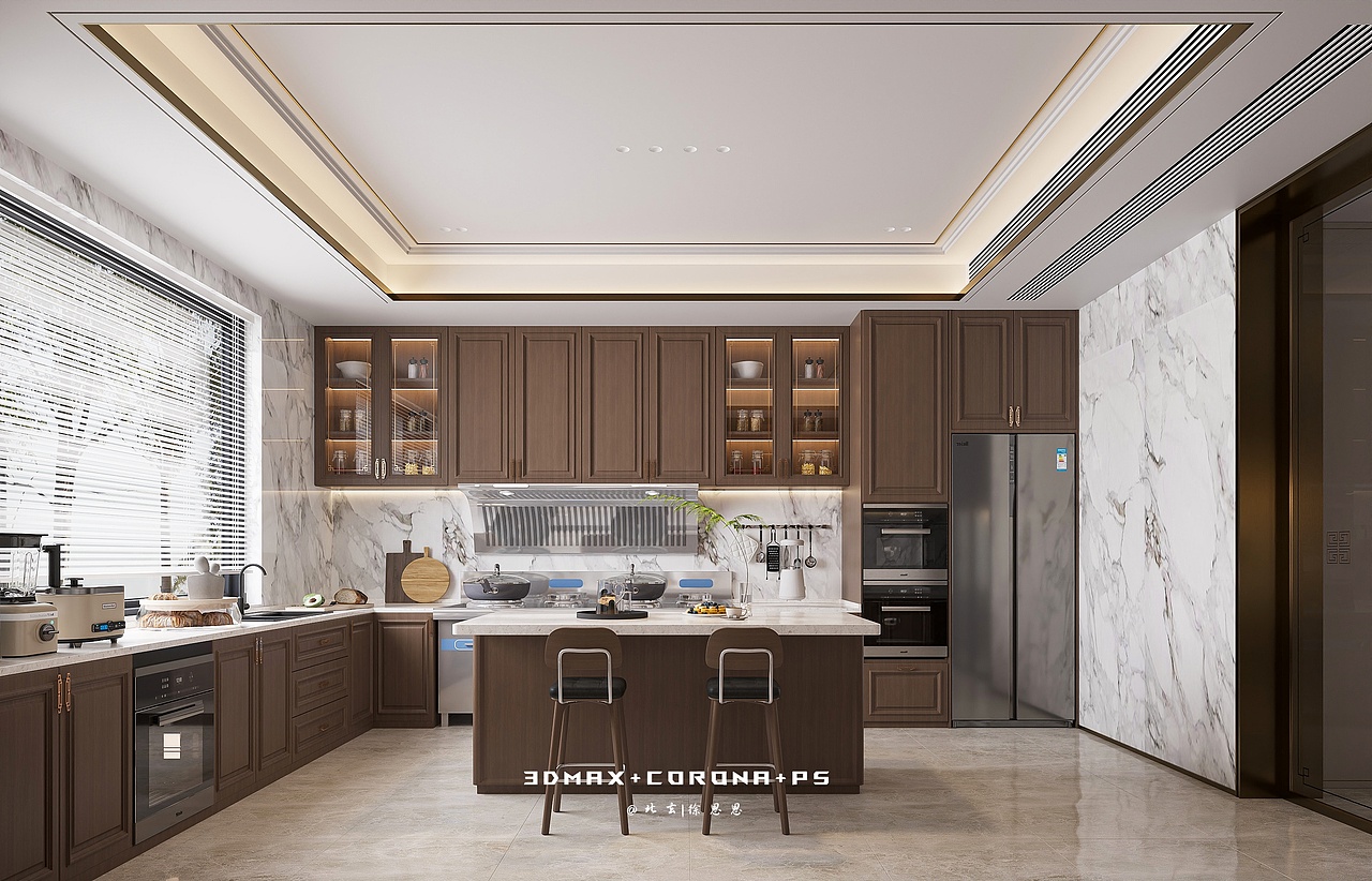 新中式別墅，重構(gòu)東方人居（圖ZNDA1NDcwMzAw） - 家裝設(shè)計(jì) - 站酷設(shè)計(jì)師北玄徐恩恩原創(chuàng)素材 - 站酷ZCOOL