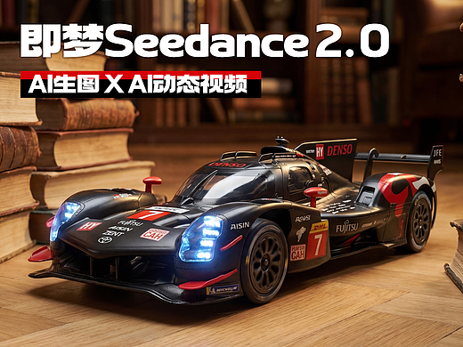 丰田GR010 Hybrid WEC 遥控车AI创图+宣传片