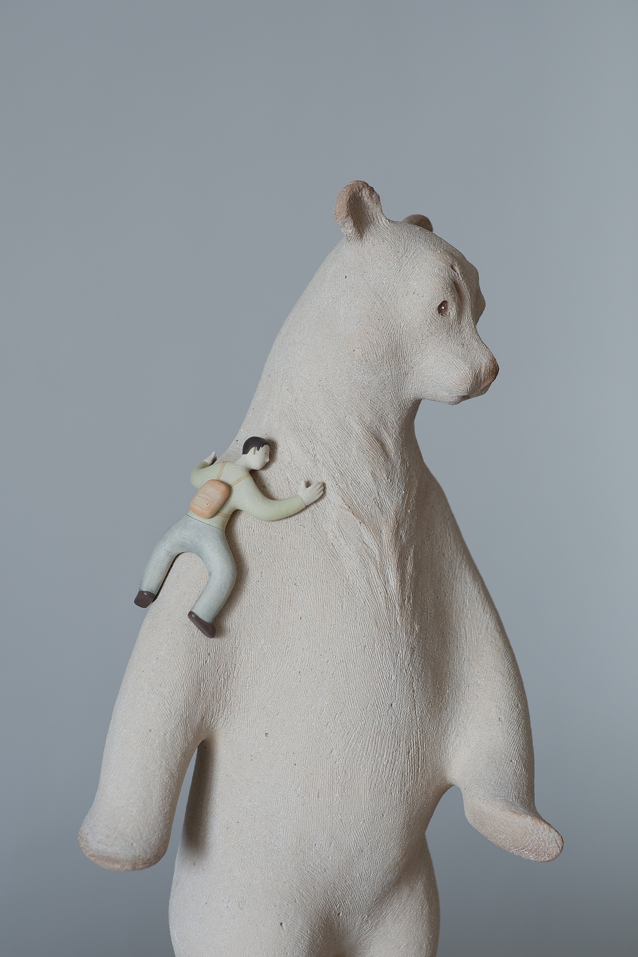 白熊（图ZNDA1NDcyMjYw） - 雕塑 - 站酷设计师做雕塑的阿宁原创素材 - 站酷ZCOOL