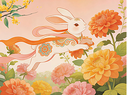 桂丽花繁·兔携敦煌（月饼盒）