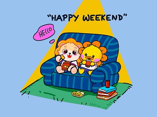 学校IP日常表情包设计