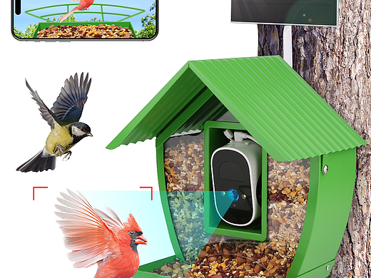 呀绿喂鸟器
