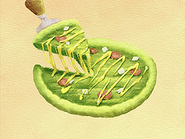 毛茸茸芝士草地披薩