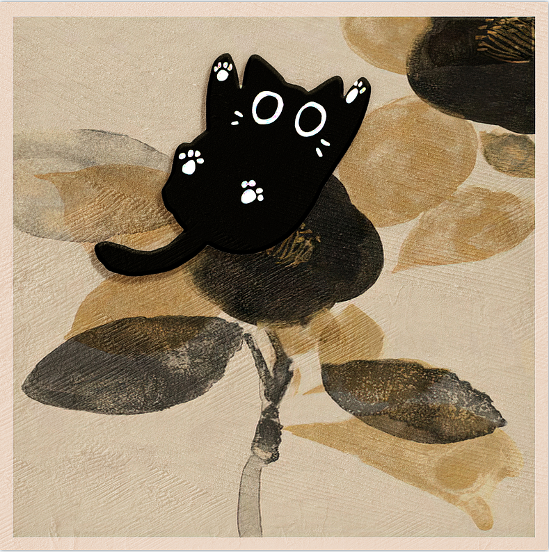 活泼小猫（图ZNDA1NDgxMDQ4） - 商业插画 - 站酷设计师霏霏阿霏原创素材 - 站酷ZCOOL