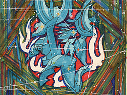 马克笔插画《二十八星宿之亢金龙》
