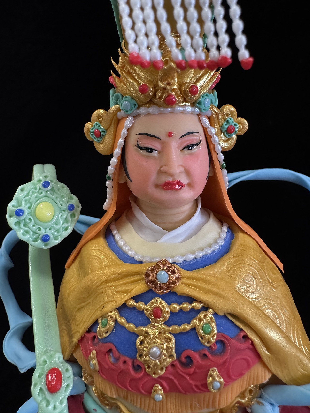 康健面塑《妈祖》（图ZNDA1NDg0MzY0） - 雕塑 - 站酷设计师上京私物康健面塑原创素材 - 站酷ZCOOL