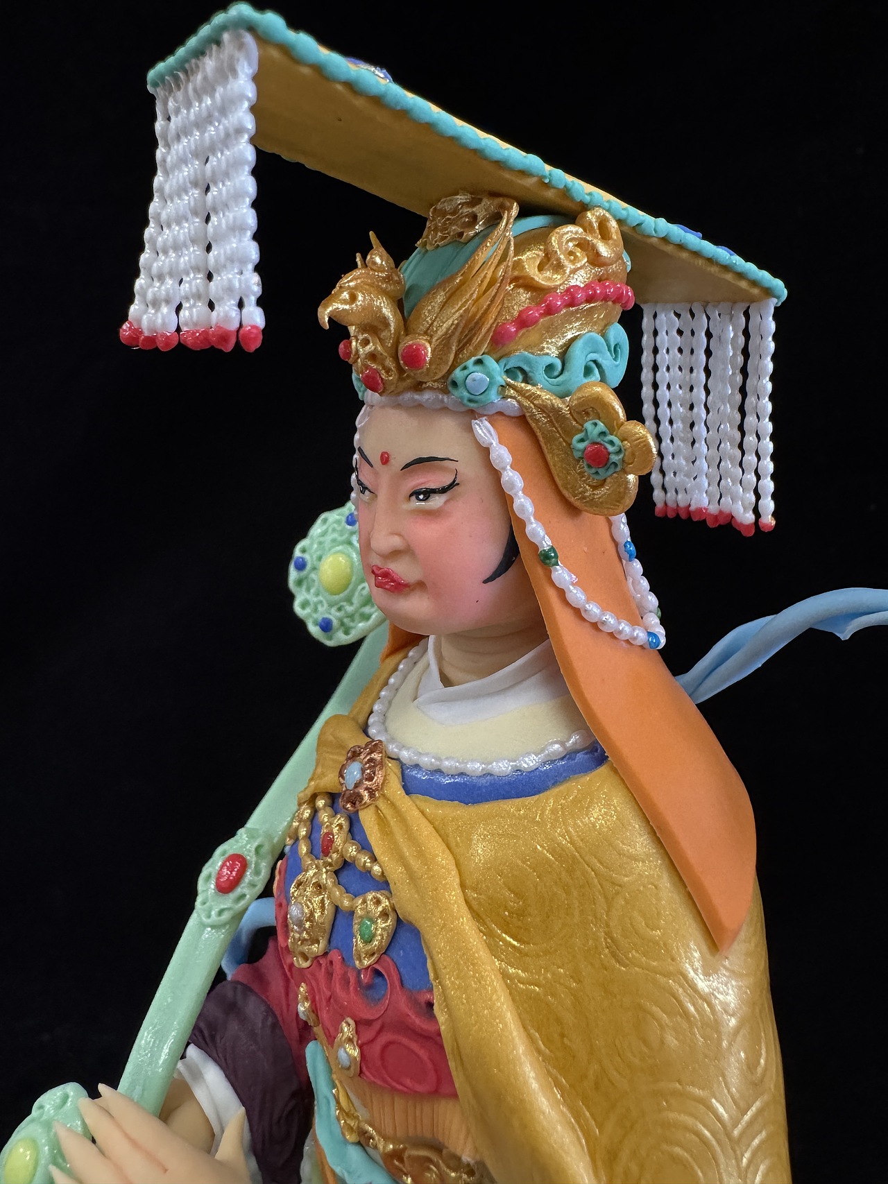 康健面塑《妈祖》（图ZNDA1NDg0MzY4） - 雕塑 - 站酷设计师上京私物康健面塑原创素材 - 站酷ZCOOL