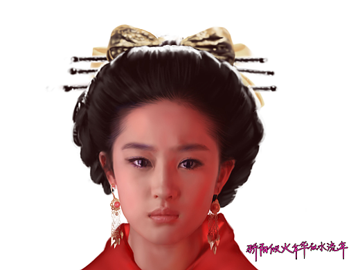 刘亦菲小龙女大婚造型