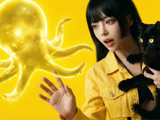 人类驯服🐙的珍贵影像