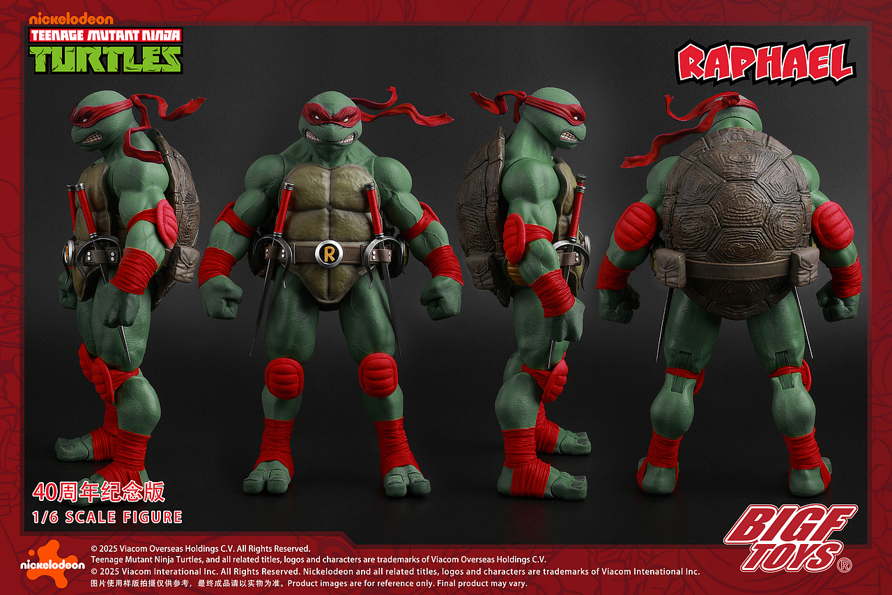 BIGF TOYS 忍者神龟 1 /6 RAPHAEL拉斐尔（图ZNDA1NDg4MzQ0） - 手办/模玩 - 站酷设计师眉间白火TAN原创素材 - 站酷ZCOOL