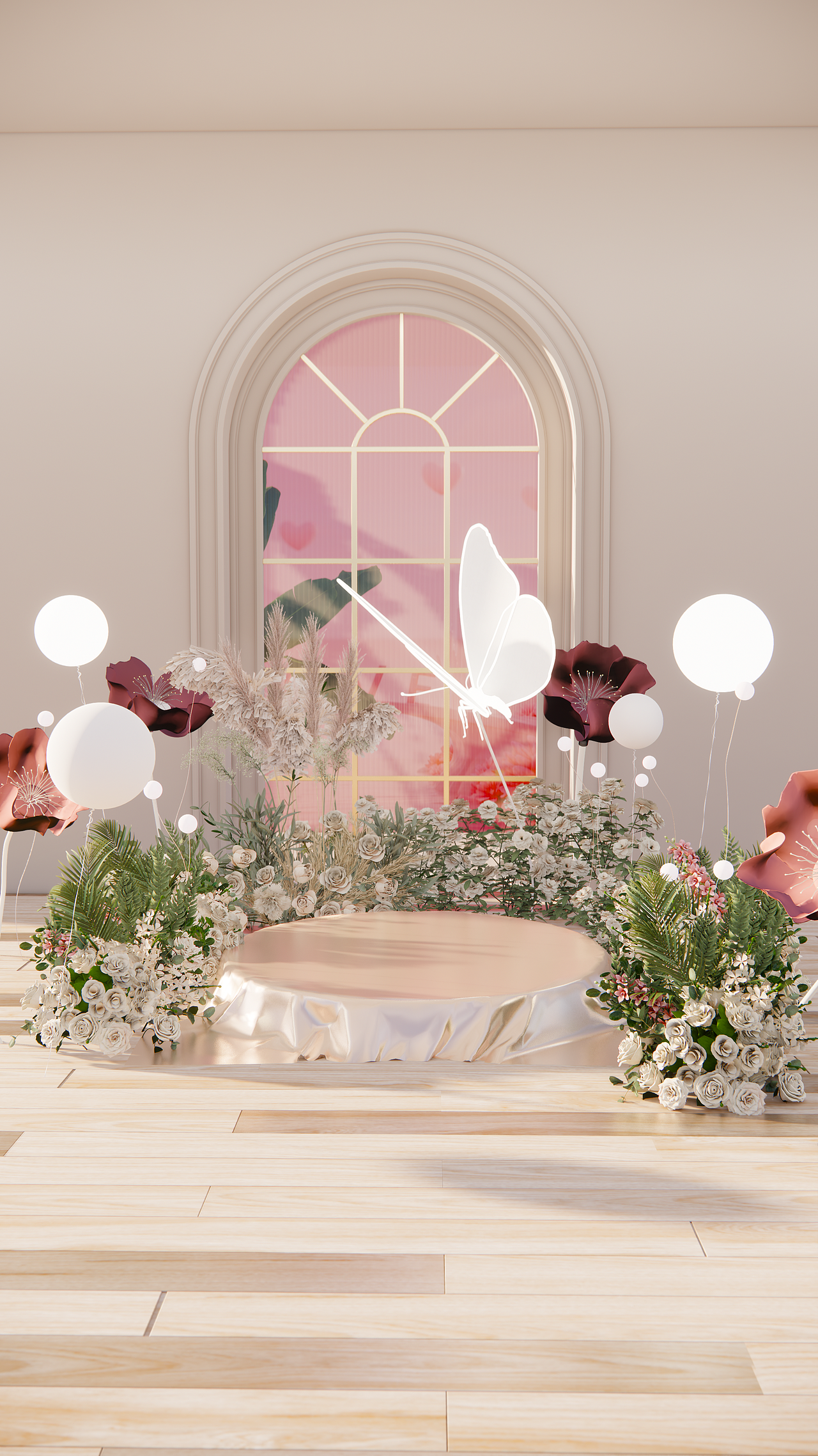 【鲜活是艳 黑白是稳】禁商用（图ZNDA1NDg5NzQw） - 舞台美术 - 站酷设计师场景师Malcolm原创素材 - 站酷ZCOOL