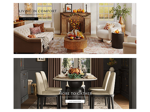 感恩节 — 家具网页