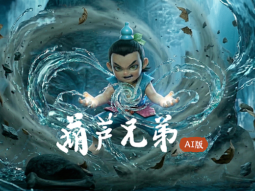 葫芦兄弟AI版（个人主页-ZNzM0NTUzMTY=） - AI作品 - 站酷设计师漫vision原创素材 - 站酷ZCOOL