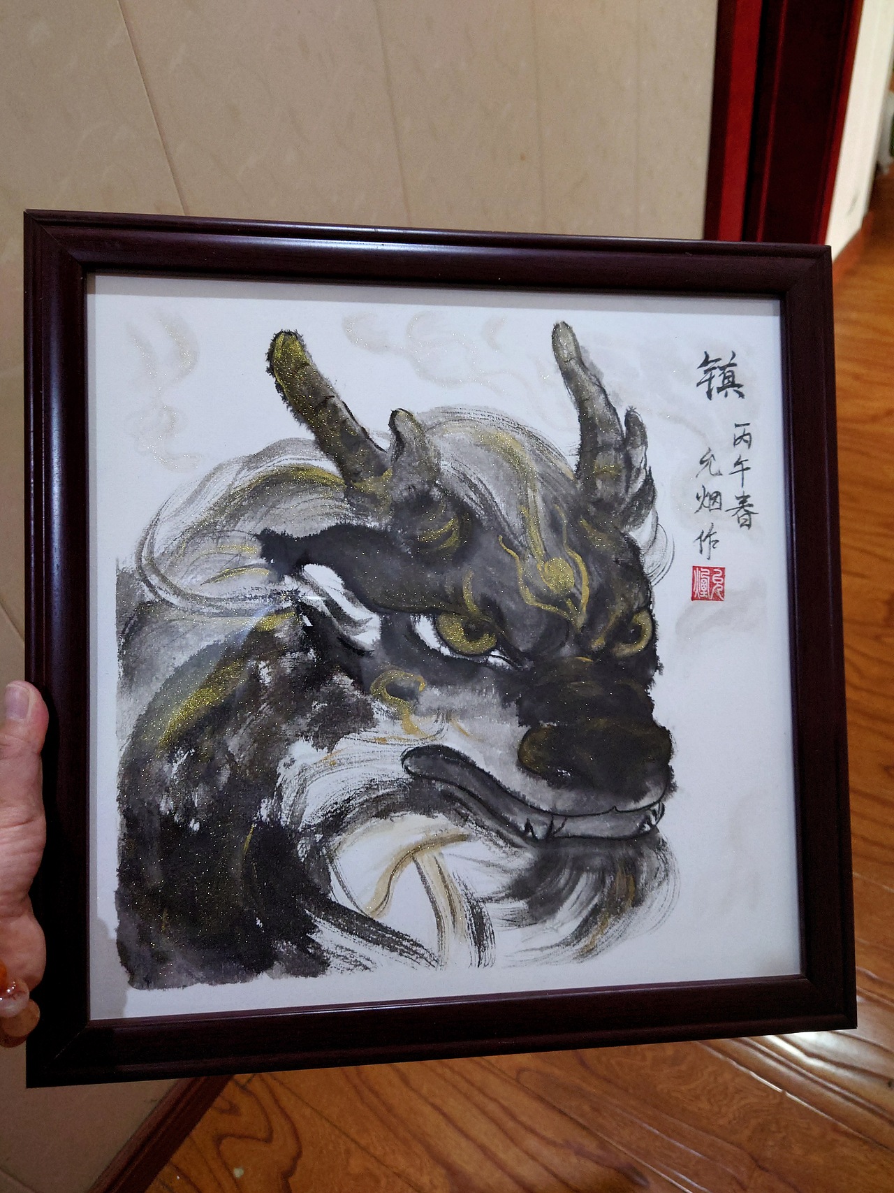 允烟｜水墨瑞兽「镇」系列（图ZNDA1NDk4MjU2） - 艺术插画 - 站酷设计师允烟原创素材 - 站酷ZCOOL