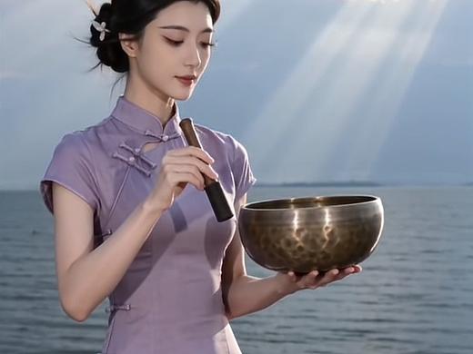 司芷钰紫韵颂钵 | 旗袍美人系列原创续作