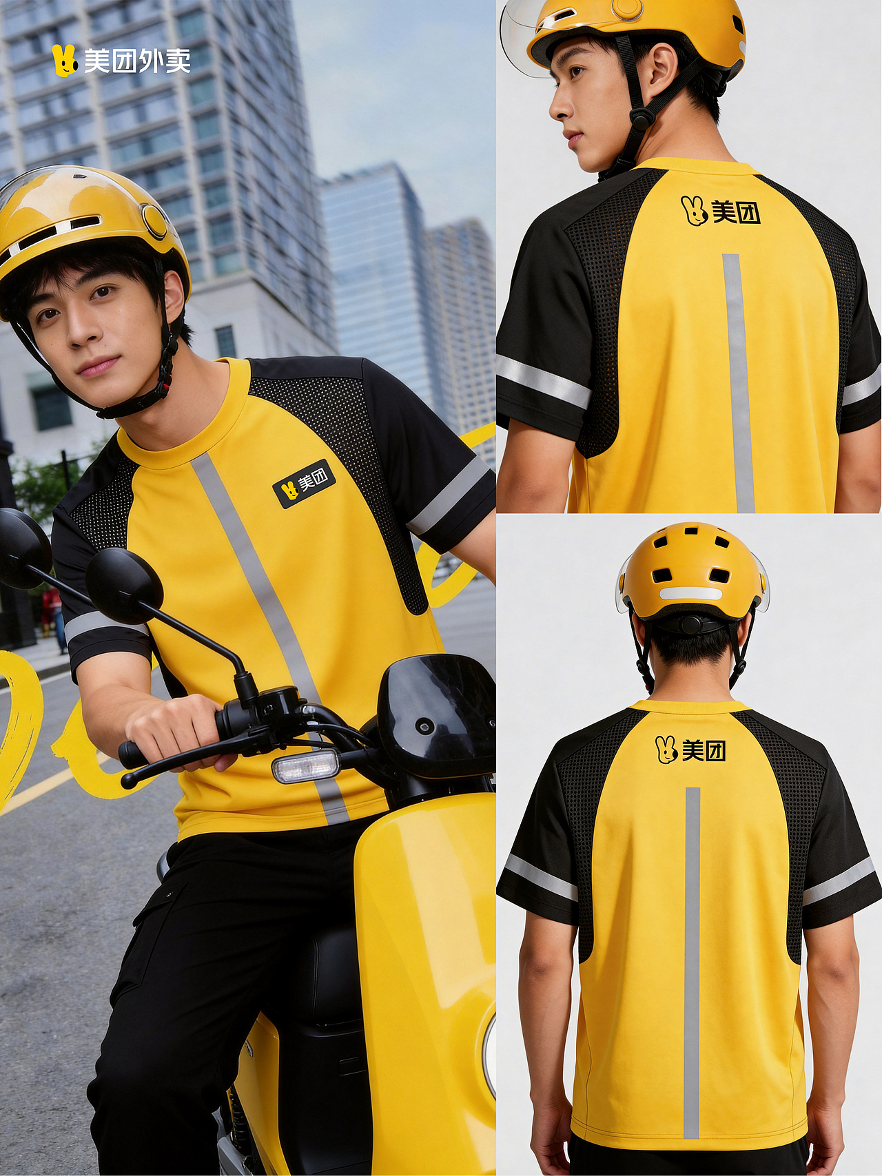 实用主义｜美团外卖骑手服饰设计（图ZNDA1NTAxODU2） - 其他服装 - 站酷设计师KOLIAMIRO原创素材 - 站酷ZCOOL