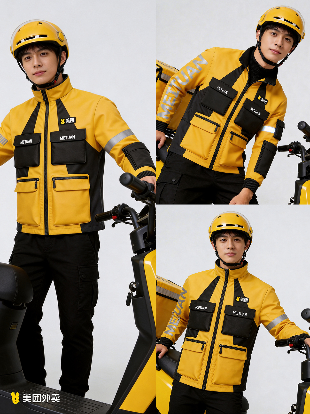 实用主义｜美团外卖骑手服饰设计（图ZNDA1NTAxODcy） - 其他服装 - 站酷设计师KOLIAMIRO原创素材 - 站酷ZCOOL