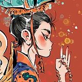 这个画手不太冷静的头像