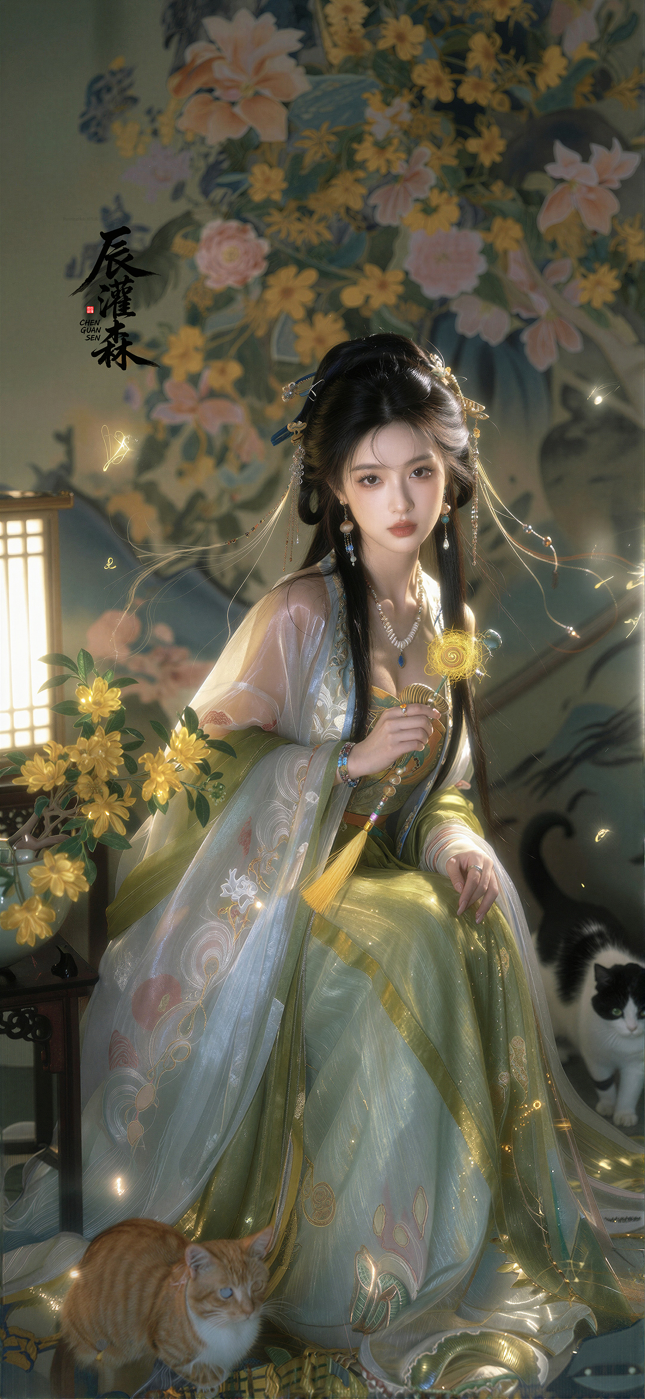 辰灌森 | 桂影猫姬系列（三）-0142（图ZNDA1NTA3NDY4） - 修图/后期 - 站酷设计师辰灌森原创素材 - 站酷ZCOOL