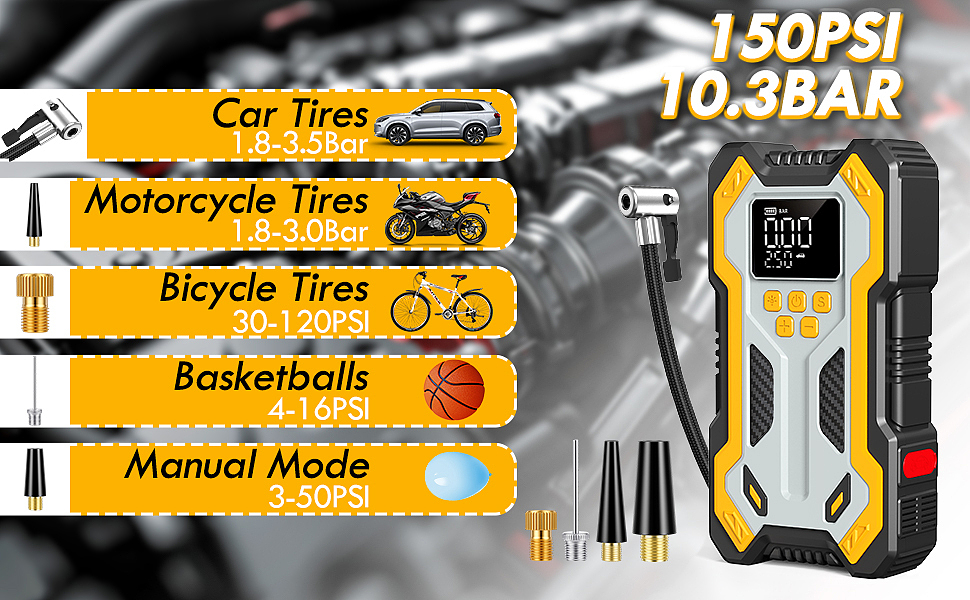 汽车应急电源充气泵-主图A+渲染（图ZNDA1NTE3Mzky） - 其他平面 - 站酷设计师没吃过饱饭原创素材 - 站酷ZCOOL