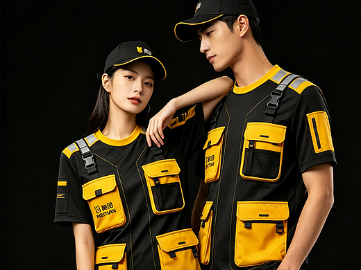 美團-黑黃騎士（個人主頁-ZNzM0NTgwOTI=） - 其他服裝 - 站酷設計師BAO設研社原創(chuàng)素材 - 站酷ZCOOL