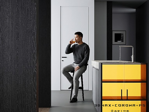 「黑与白的秩序诗学」丨现代极简空间设计叙事