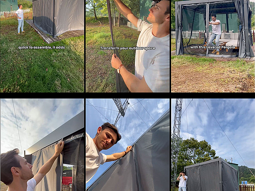 Tiktok视频-百叶凉棚