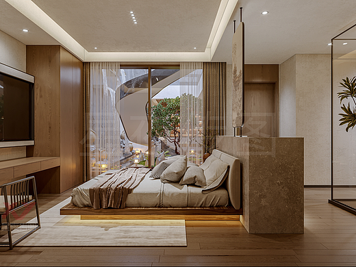 既松弛又有氛围感的民宿设计