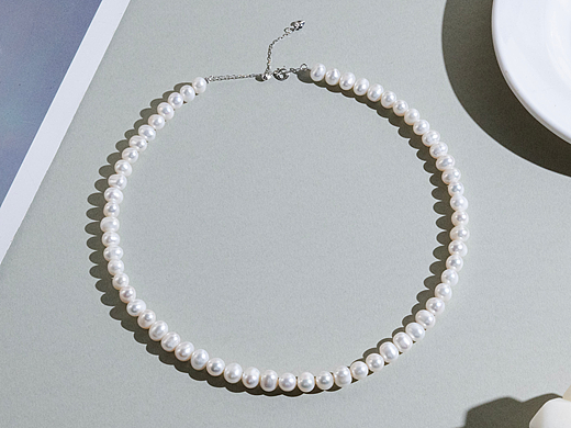 白色珍珠项链手链